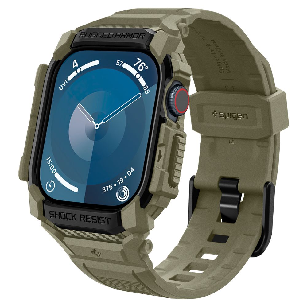 COQUE SPIGEN RUGGED ARMOR "PRO" APPLE WATCH 10 (46 MM) KHAKI VINTAGE