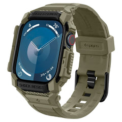 COQUE SPIGEN RUGGED ARMOR "PRO" APPLE WATCH 10 (46 MM) KHAKI VINTAGE