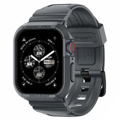 BRACELET SPIGEN RUGGED ARMOR "PRO" APPLE WATCH 4 / 5 / 6 / 7 / 8 / 9 / SE (44 / 45 MM) GRIS FONCÉ