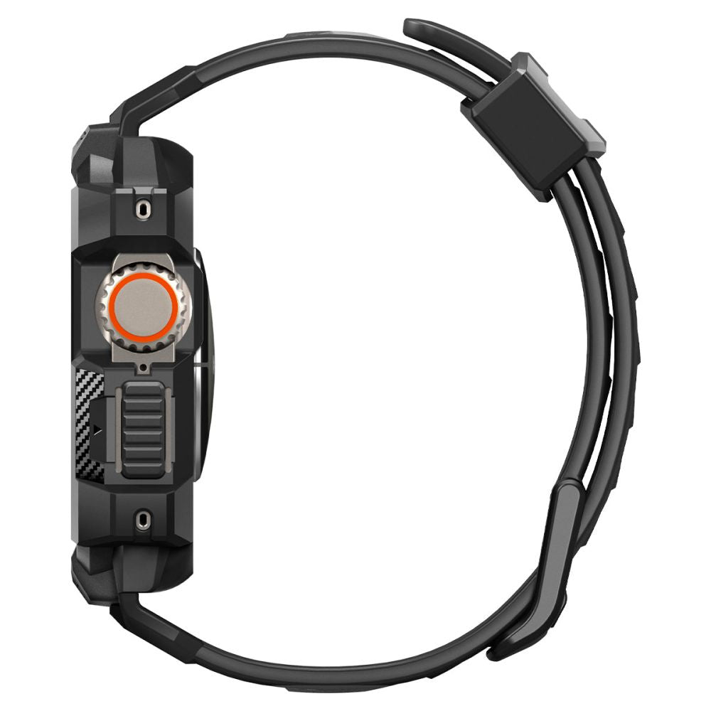 BRACELET AVEC ÉTUI DE PROTECTION SPIGEN RUGGED ARMOR "PRO" POUR APPLE WATCH ULTRA 49 MM NOIR