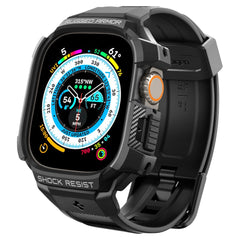 BRACELET AVEC ÉTUI DE PROTECTION SPIGEN RUGGED ARMOR "PRO" POUR APPLE WATCH ULTRA 49 MM NOIR