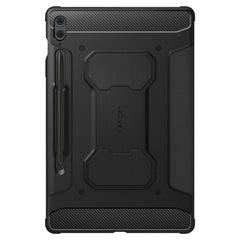 COUVERTURE / ÉTUI POUR SAMSUNG GALAXY TAB S9 FE+ PLUS 12.4 X610 / X616B SPIGEN RUGGED ARMOR "PRO" NOIR