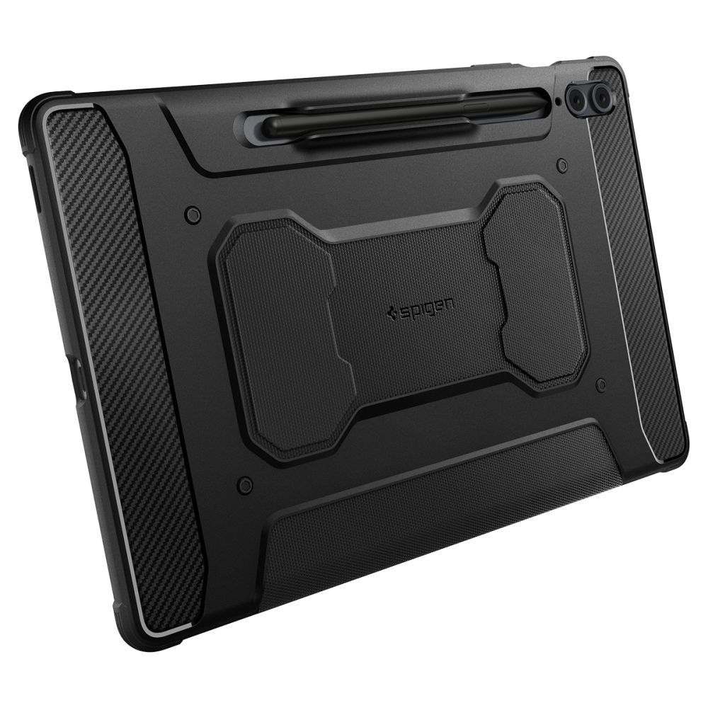 COUVERTURE / ÉTUI POUR SAMSUNG GALAXY TAB S9 FE+ PLUS 12.4 X610 / X616B SPIGEN RUGGED ARMOR "PRO" NOIR