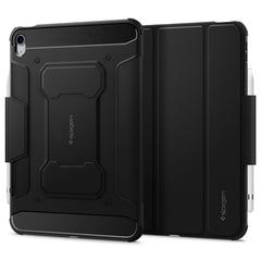 COUVERTURE / ÉTUI POUR IPAD 10.9 2022 SPIGEN RUGGED ARMOR "PRO" NOIR