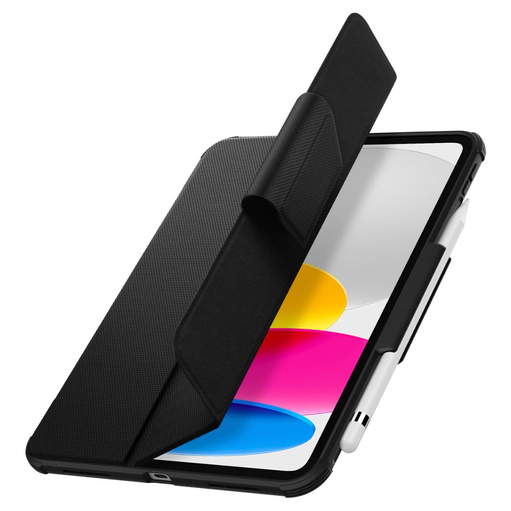 COUVERTURE / ÉTUI POUR IPAD 10.9 2022 SPIGEN RUGGED ARMOR "PRO" NOIR