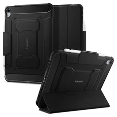 COUVERTURE / ÉTUI POUR IPAD 10.9 2022 SPIGEN RUGGED ARMOR "PRO" NOIR