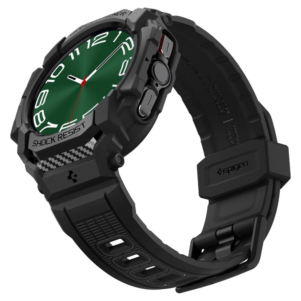 COQUE DE PROTECTION POUR SAMSUNG GALAXY WATCH ULTRA (47 MM) SPIGEN RUGGED ARMOR "PRO" NOIR MAT