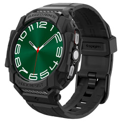 COQUE DE PROTECTION POUR SAMSUNG GALAXY WATCH ULTRA (47 MM) SPIGEN RUGGED ARMOR "PRO" NOIR MAT