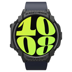 COQUE DE PROTECTION POUR SAMSUNG GALAXY WATCH 7 (44 MM) SPIGEN RUGGED ARMOR NOIR MAT.
