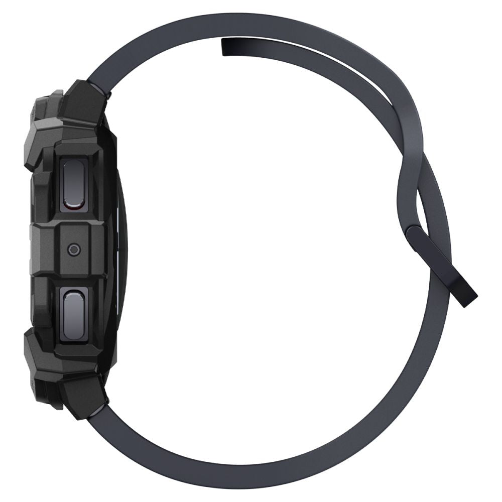 COQUE DE PROTECTION POUR SAMSUNG GALAXY WATCH 7 (44 MM) SPIGEN RUGGED ARMOR NOIR MAT.