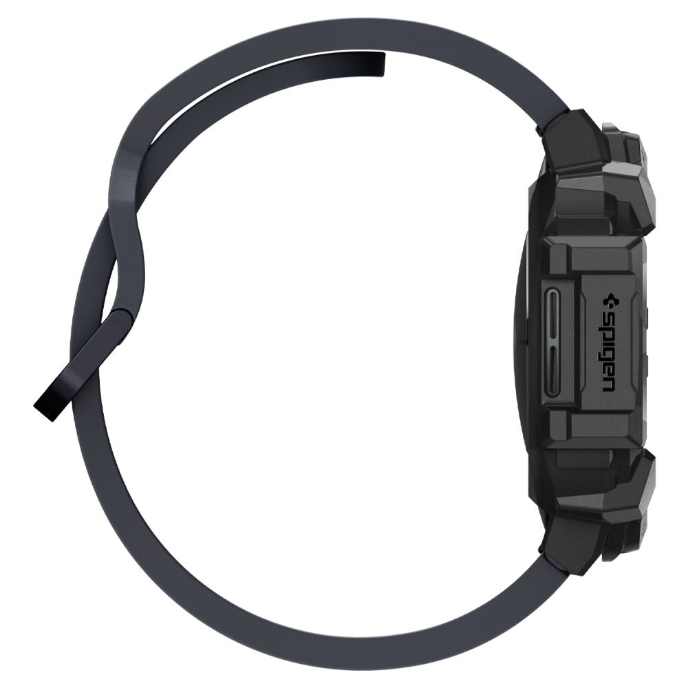 COQUE DE PROTECTION POUR SAMSUNG GALAXY WATCH 7 (44 MM) SPIGEN RUGGED ARMOR NOIR MAT.