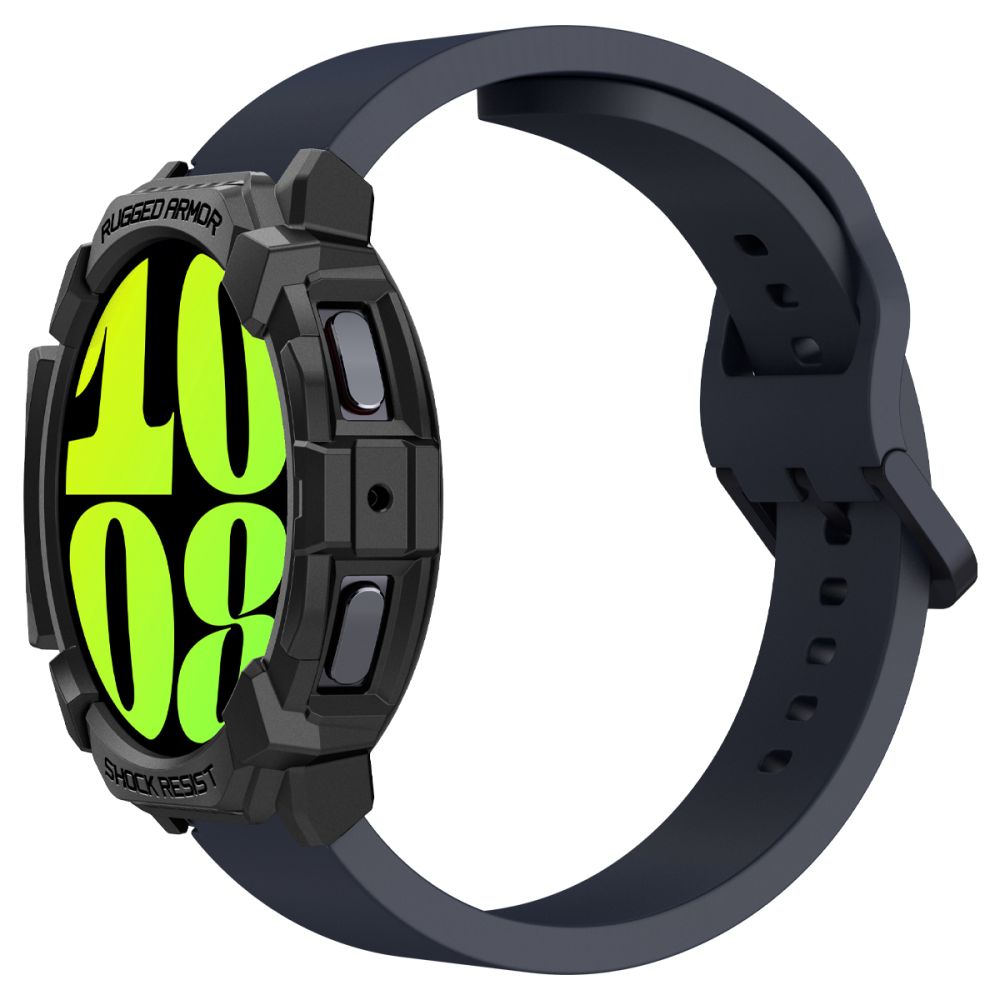 COQUE DE PROTECTION POUR SAMSUNG GALAXY WATCH 7 (44 MM) SPIGEN RUGGED ARMOR NOIR MAT.