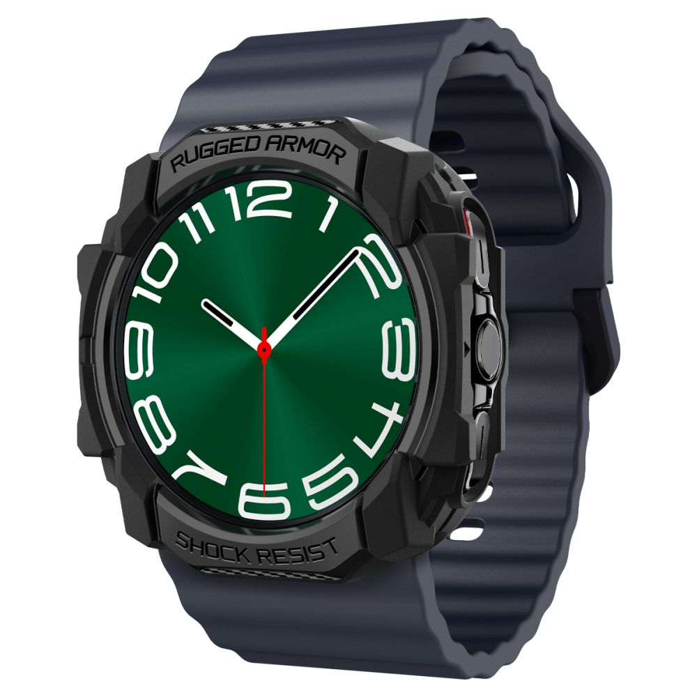 COQUE DE PROTECTION POUR SAMSUNG GALAXY WATCH ULTRA (47 MM) SPIGEN RUGGED ARMOR NOIR MAT.