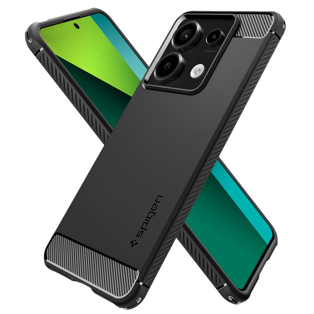 COQUE SPIGEN RUGGED ARMOR XIAOMI REDMI NOTE 13 PRO 5G / POCO X6 5G NOIR MAT