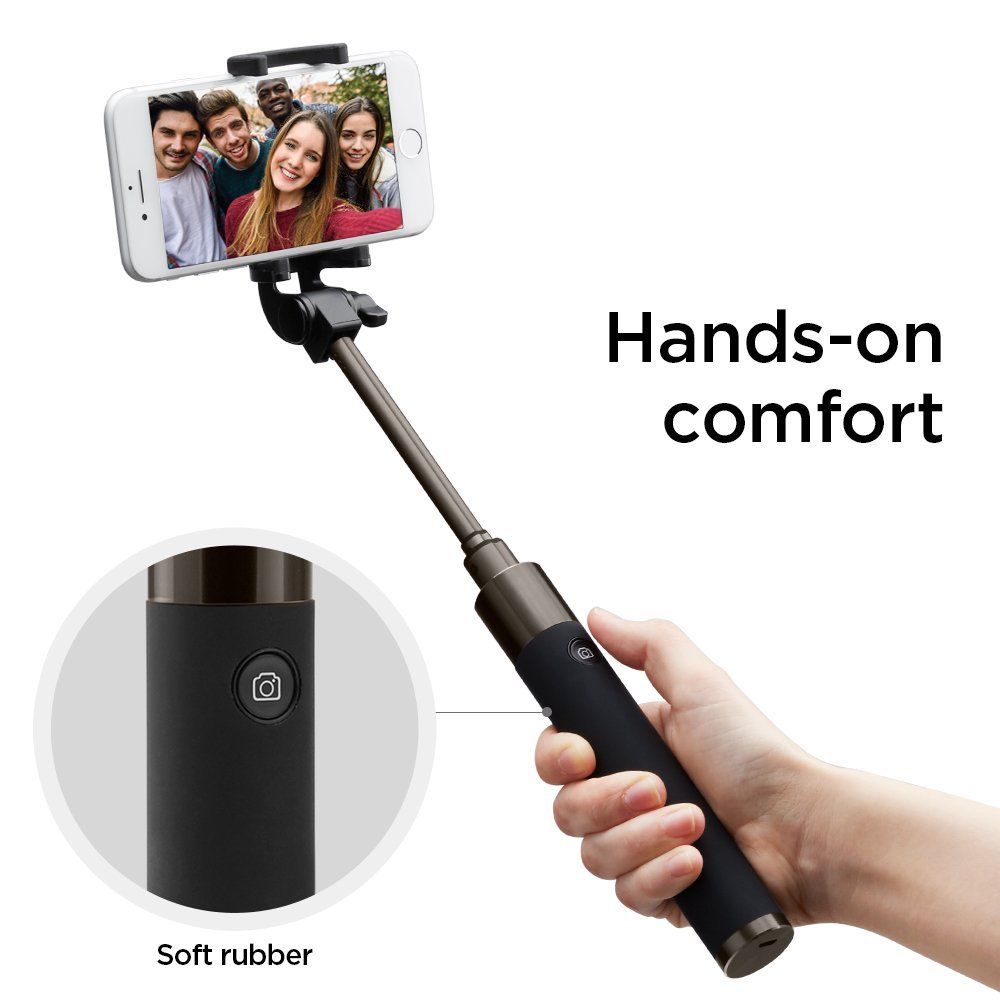 SPIGEN S530W BATON À SELFIE SANS FIL NOIR