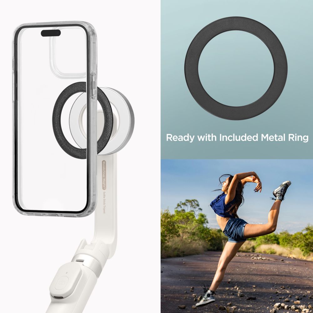 SPIGEN S571W MAGSAFE BÂTON DE SELFIE BLUETOOTH TRÉPIED DUNE BEIGE