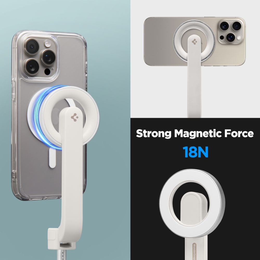 SPIGEN S571W MAGSAFE BÂTON DE SELFIE BLUETOOTH TRÉPIED DUNE BEIGE