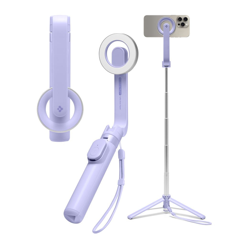 SPIGEN S571W MAGSAFE BÂTON DE SELFIE BLUETOOTH TRÉPIED LAVANDE