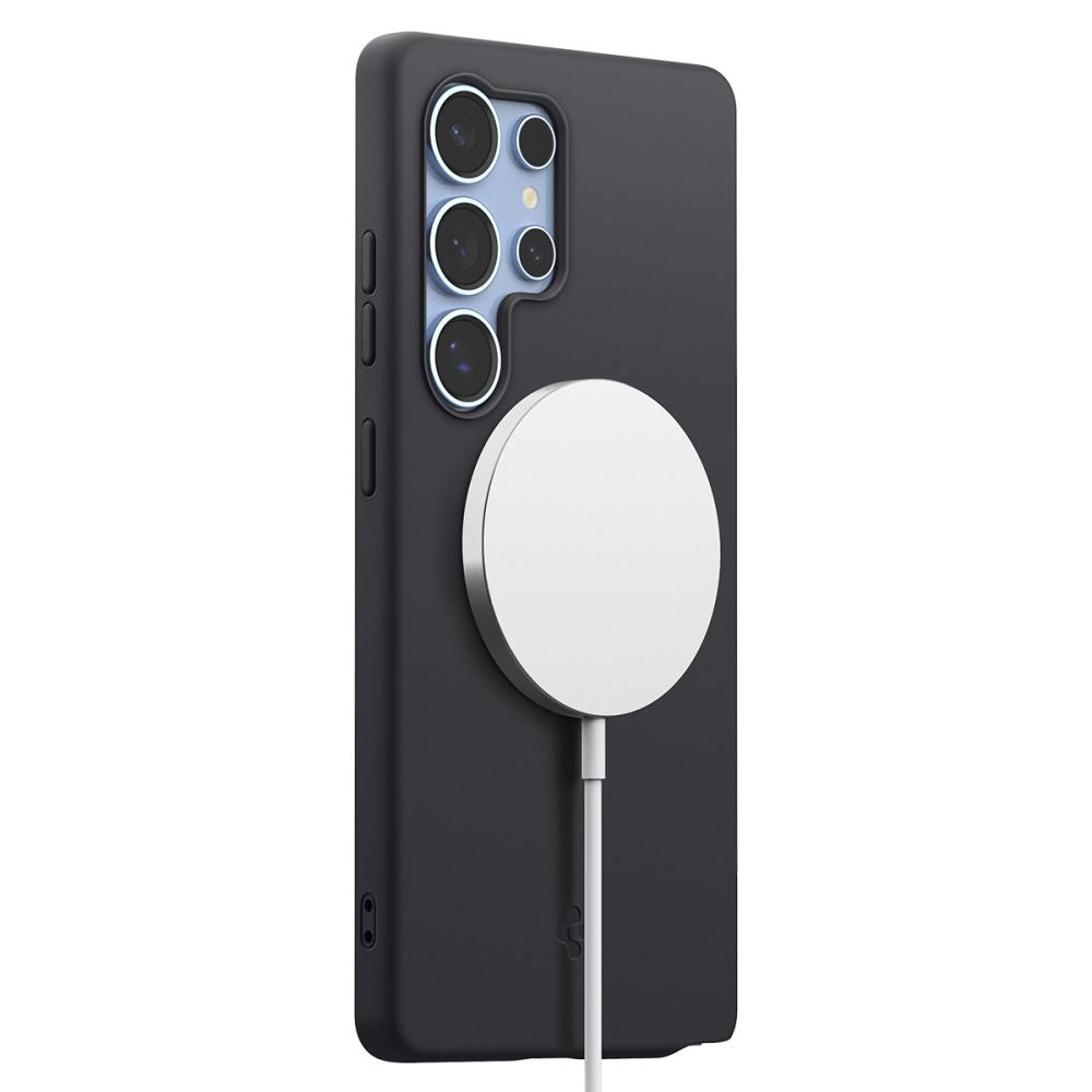 COQUE SPIGEN SILICONE FIT MAG MAGSAFE GALAXY S25 ULTRA NOIRE