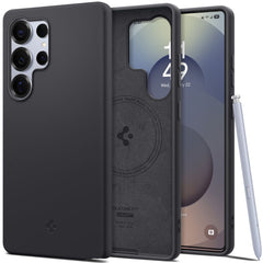 COQUE SPIGEN SILICONE FIT MAG MAGSAFE GALAXY S25 ULTRA NOIRE