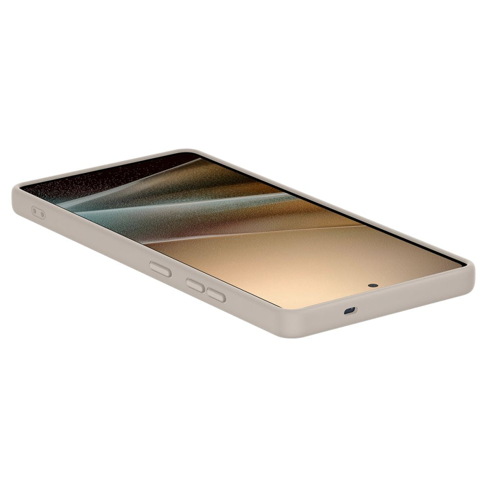 COQUE SPIGEN SILICONE FIT MAG MAGSAFE GALAXY S25 ULTRA TITANE NATUREL