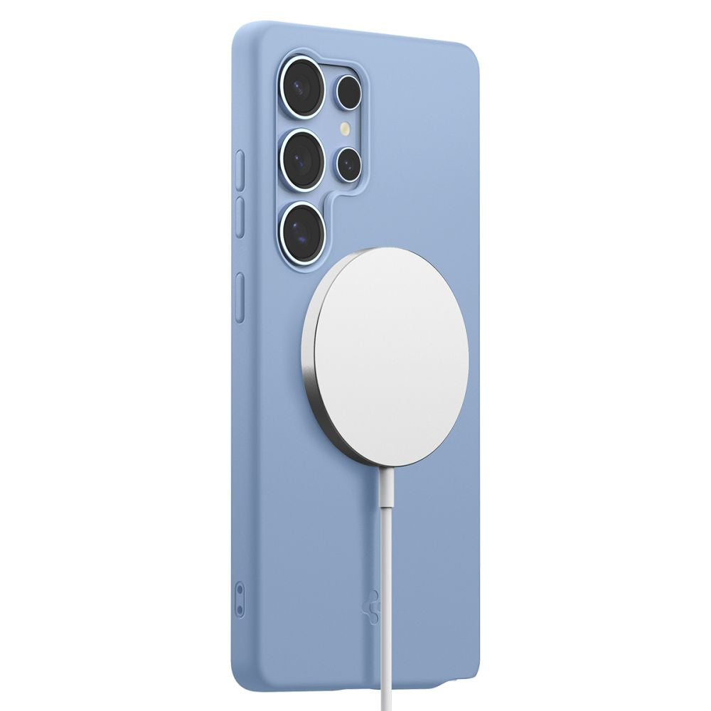 COQUE SPIGEN SILICONE FIT MAG MAGSAFE GALAXY S25 ULTRA BLEU SAPPHIRE