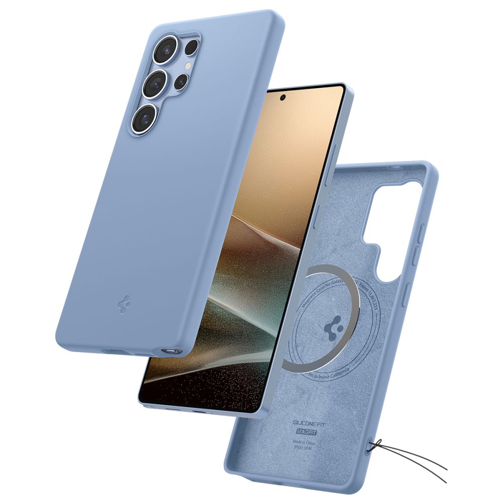 COQUE SPIGEN SILICONE FIT MAG MAGSAFE GALAXY S25 ULTRA BLEU SAPPHIRE