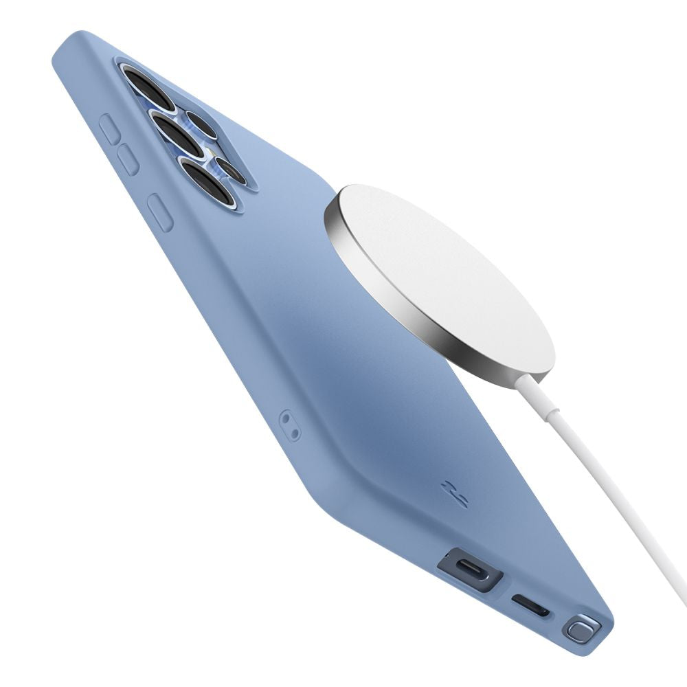 COQUE SPIGEN SILICONE FIT MAG MAGSAFE GALAXY S25 ULTRA BLEU SAPPHIRE