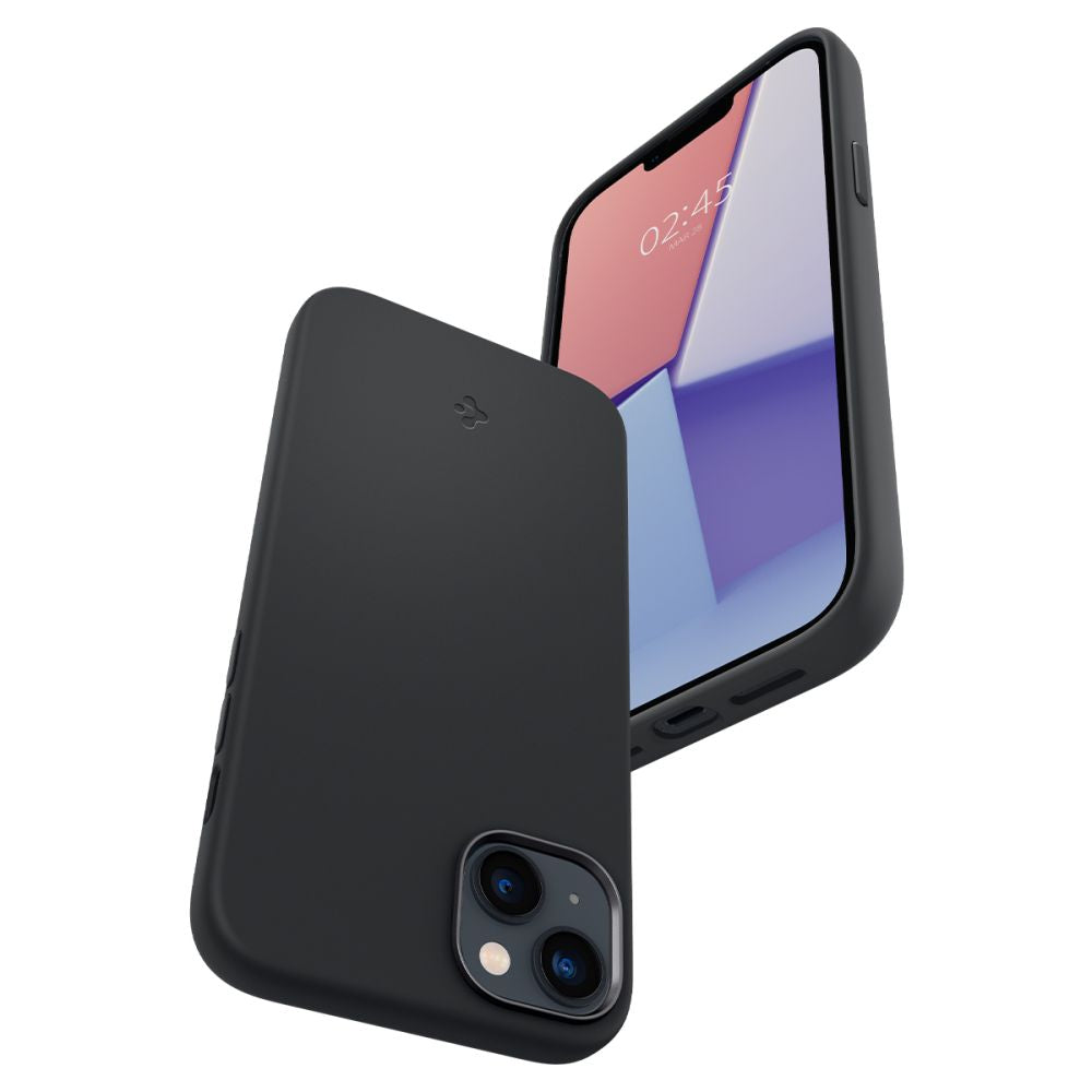 COQUE SPIGEN SILICONE FIT MAG MAGSAFE IPHONE 14 PLUS NOIRE