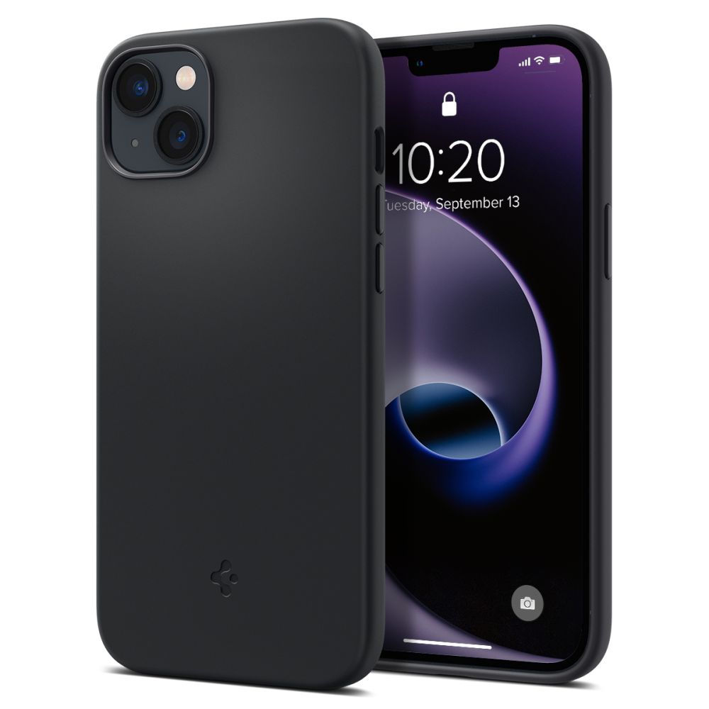 COQUE SPIGEN SILICONE FIT MAG MAGSAFE IPHONE 14 PLUS NOIRE