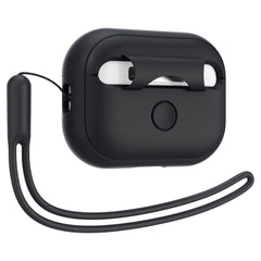 Housse Spigen Silicone Fit Strap pour Apple AirPods Pro 1 / 2 noire