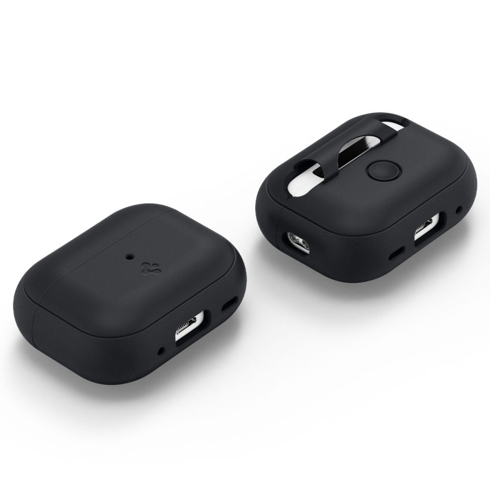 Housse Spigen Silicone Fit Strap pour Apple AirPods Pro 1 / 2 noire
