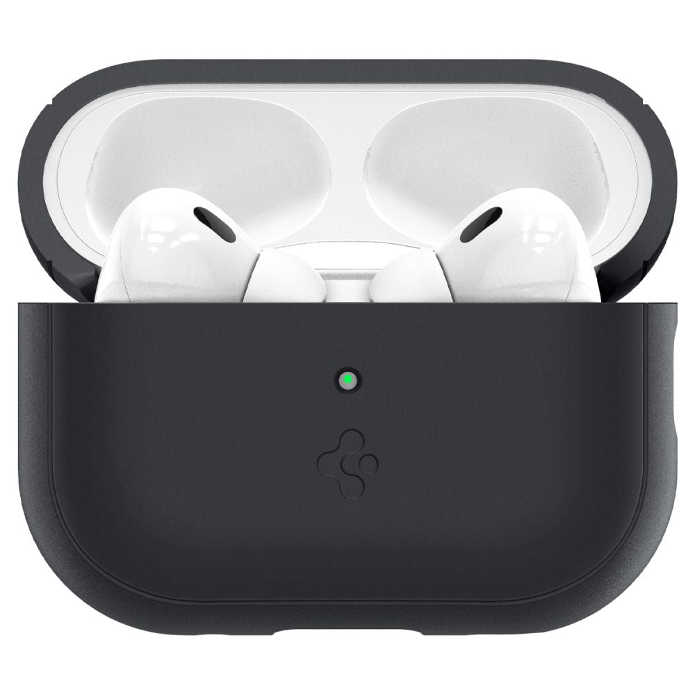 Housse Spigen Silicone Fit Strap pour Apple AirPods Pro 1 / 2 noire