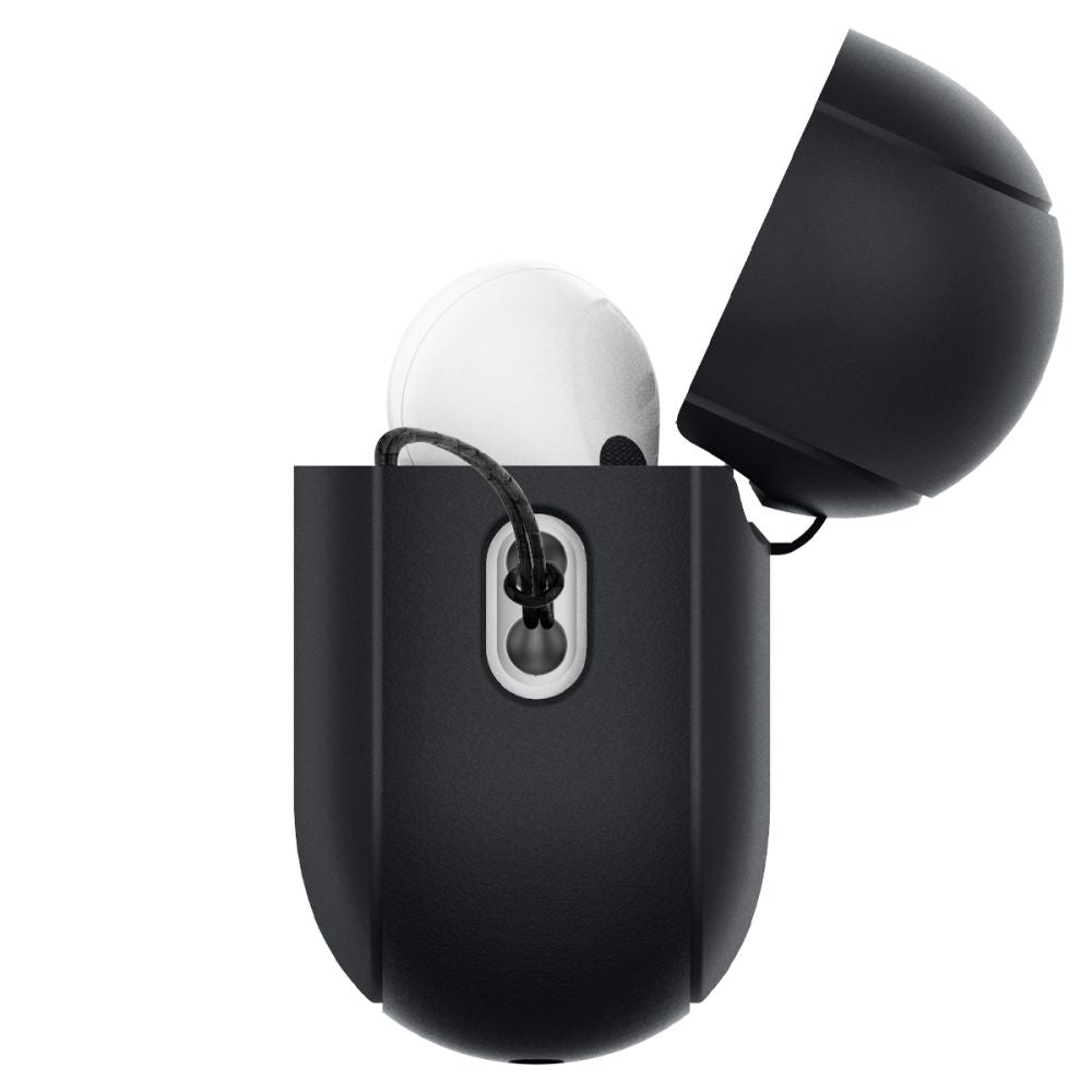 Housse Spigen Silicone Fit Strap pour Apple AirPods Pro 1 / 2 noire