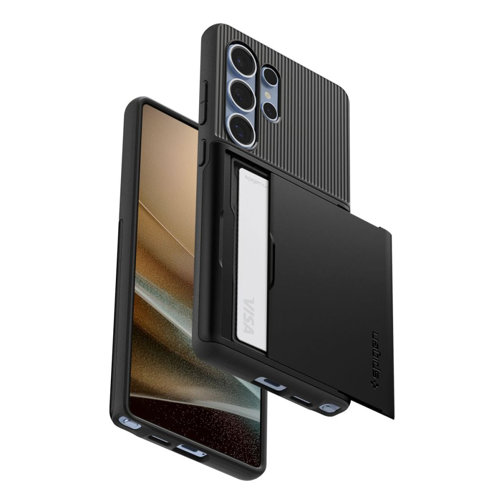 COQUE SPIGEN SLIM ARMOR CS GALAXY S25 ULTRA NOIRE