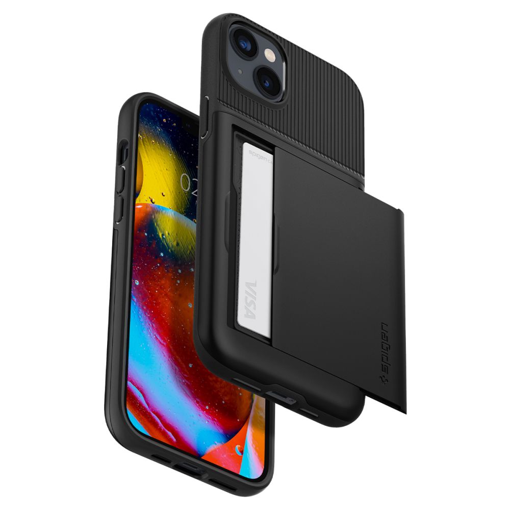 COQUE SPIGEN SLIM ARMOR CS IPHONE 14 PLUS NOIRE
