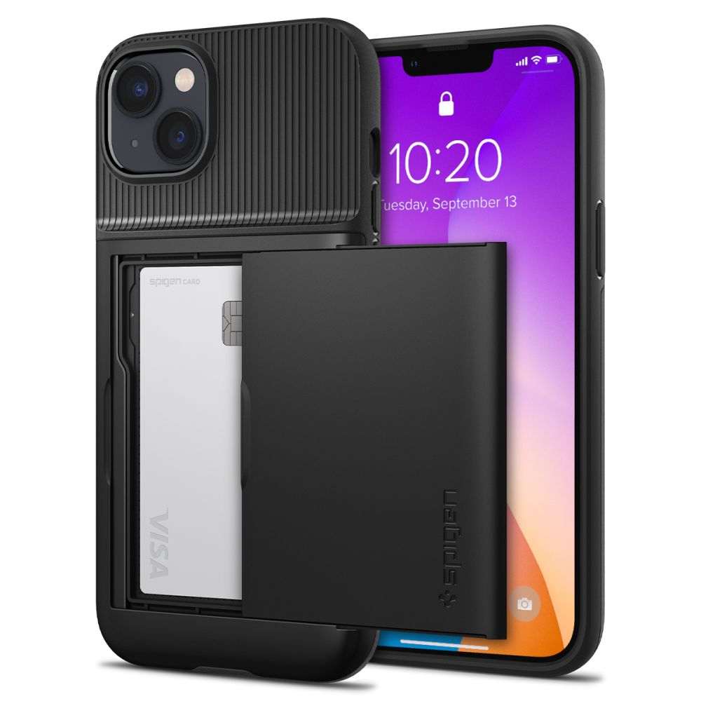 COQUE SPIGEN SLIM ARMOR CS IPHONE 14 PLUS NOIRE