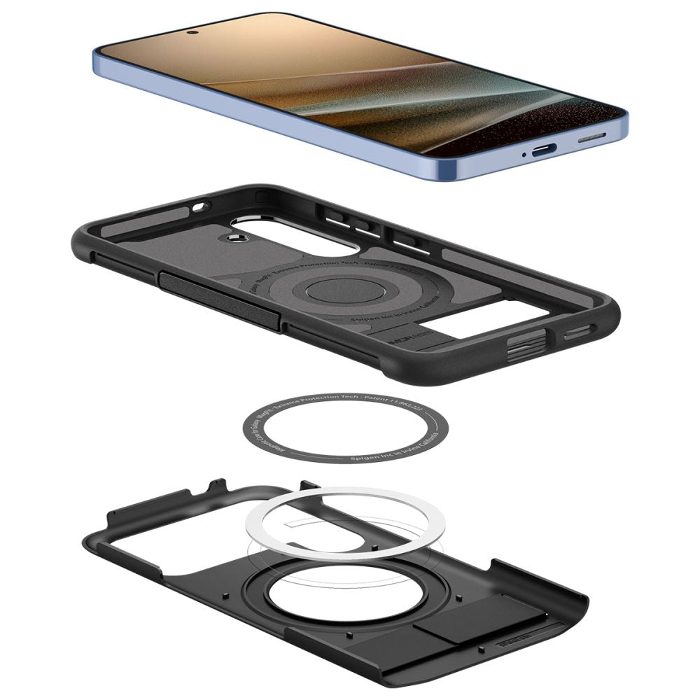COQUE SPIGEN SLIM ARMOR MAG MAGSAFE GALAXY S25 NOIRE