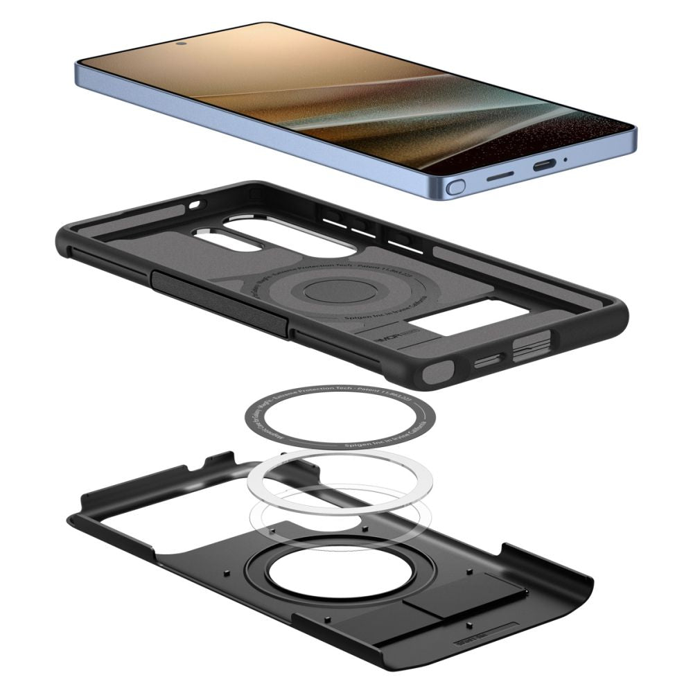 COQUE SPIGEN SLIM ARMOR MAG MAGSAFE GALAXY S25 ULTRA NOIRE