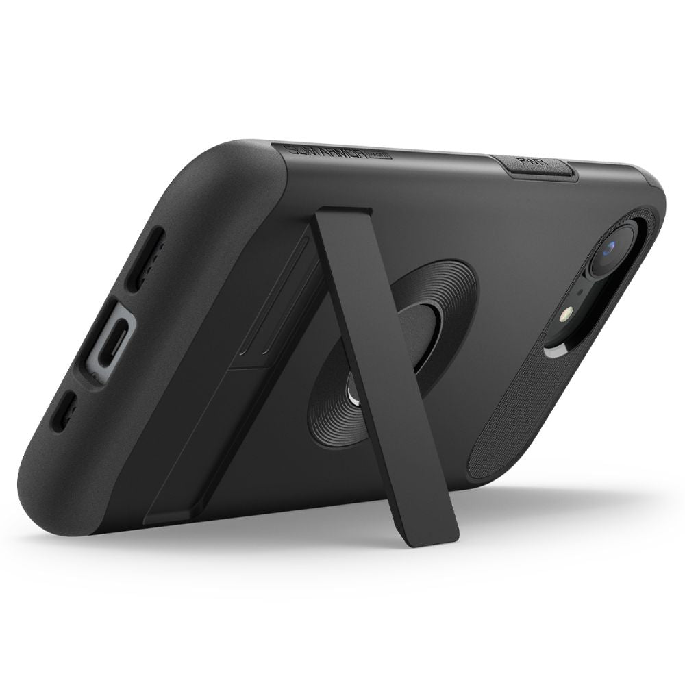 COQUE SPIGEN SLIM ARMOR MAG MAGSAFE IPHONE 16E NOIRE