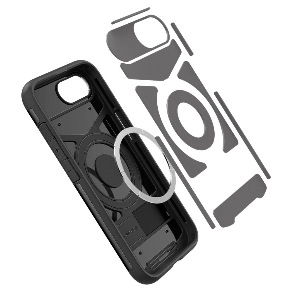 COQUE SPIGEN SLIM ARMOR MAG MAGSAFE IPHONE 16E NOIRE