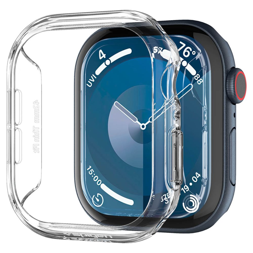 SPIGEN THIN FIT APPLE WATCH 10 (42 MM) CRISTAL TRANSPARENT