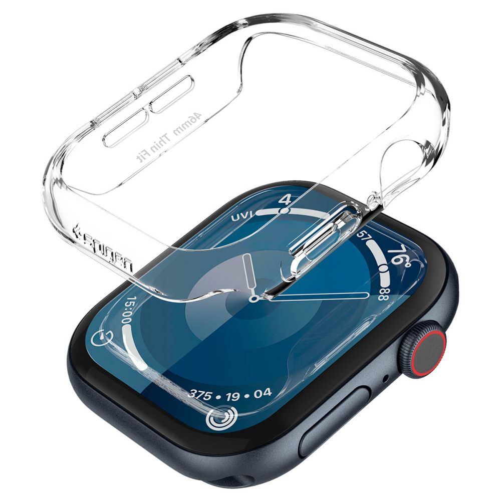 SPIGEN THIN FIT APPLE WATCH 10 (42 MM) CRISTAL TRANSPARENT