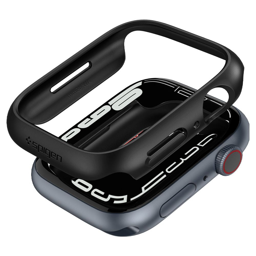 COQUE DE PROTECTION POUR APPLE WATCH 45 MM SPIGEN THIN FIT NOIRE