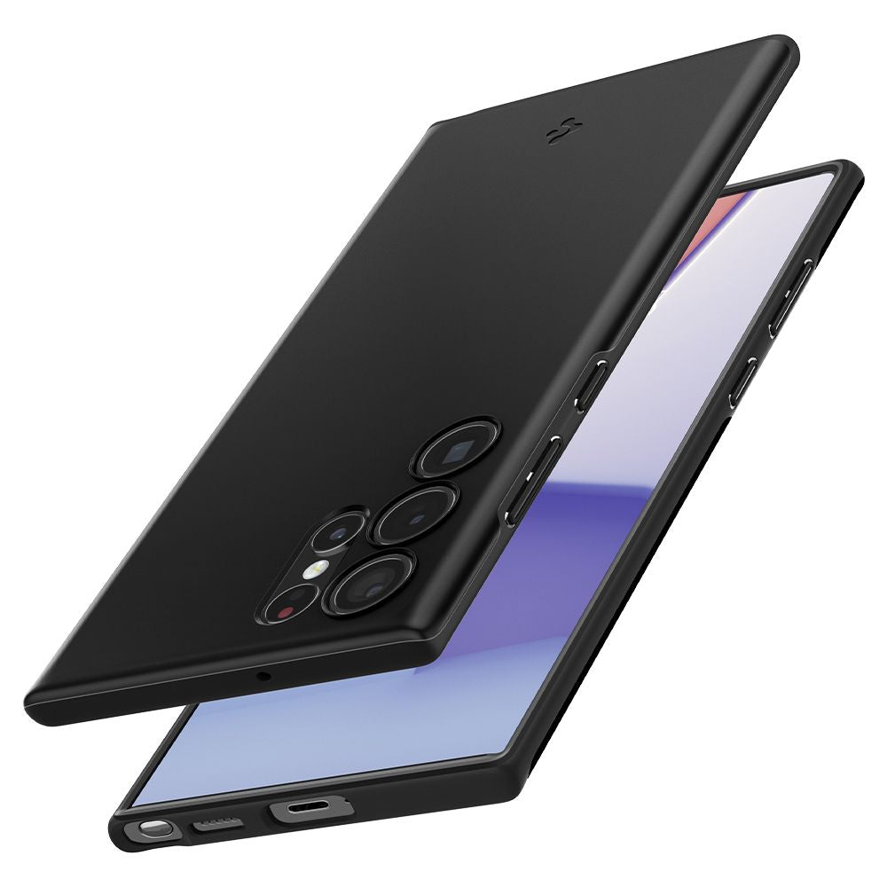 COQUE SPIGEN THIN FIT GALAXY S22 ULTRA NOIRE