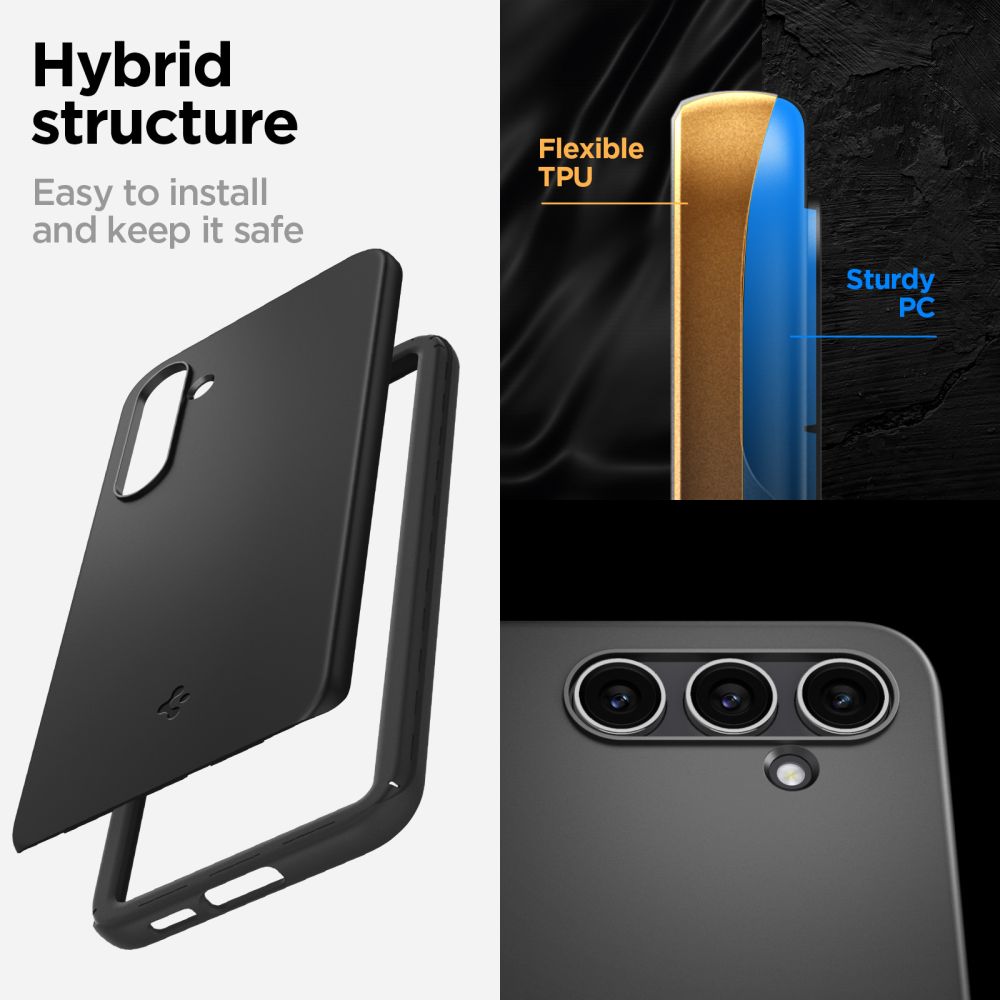 COQUE SPIGEN THIN FIT GALAXY S23 FE NOIRE