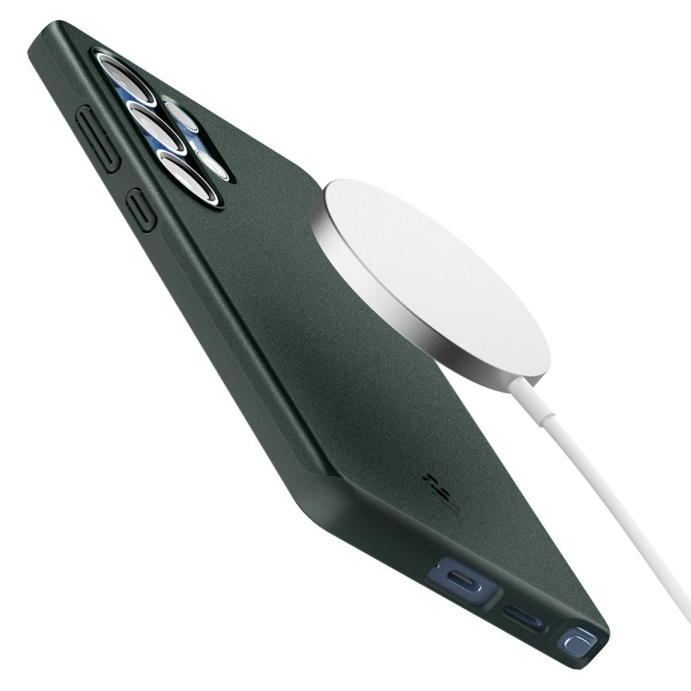 COQUE SPIGEN THIN FIT MAG MAGSAFE GALAXY S25 ULTRA ABYSS GREEN