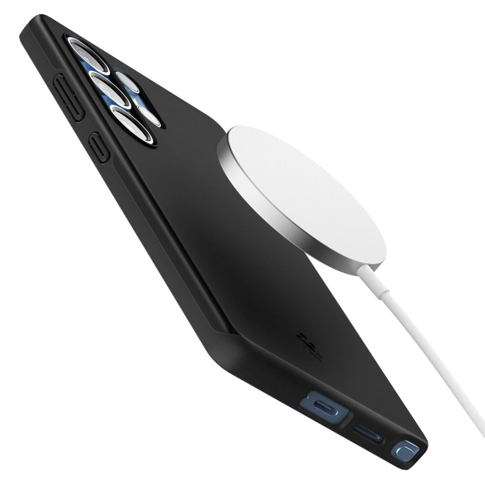 COQUE SPIGEN THIN FIT MAG MAGSAFE GALAXY S25 ULTRA NOIRE