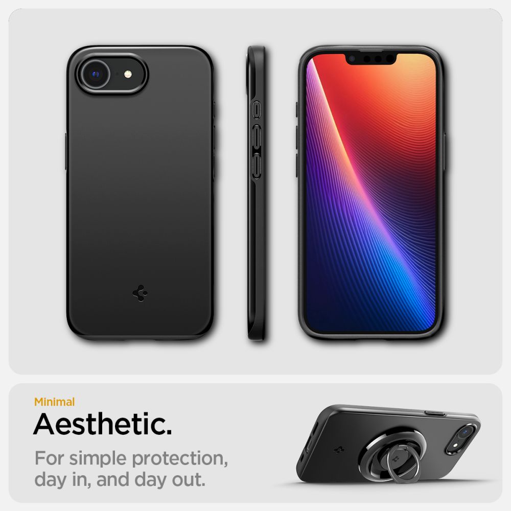 COQUE SPIGEN THIN FIT MAG MAGSAFE IPHONE 16E NOIRE
