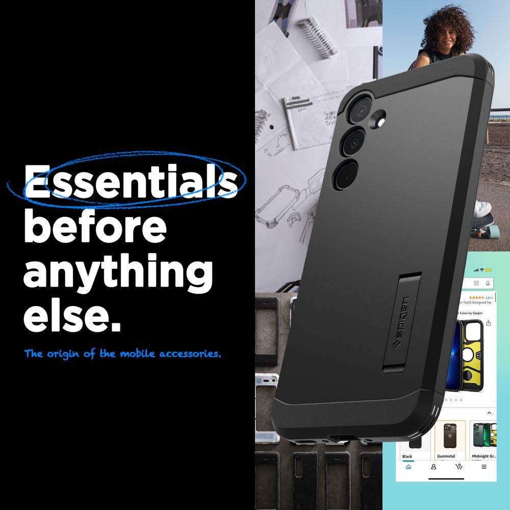 COQUE SPIGEN TOUGH ARMOR GALAXY A35 5G NOIRE